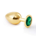 Golden Metal Gem Anal Plug