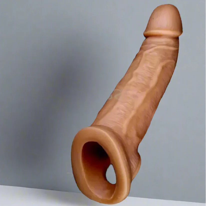 Reusable dragon silicon condom fits all men