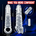 Vibrating Crystal Sleeve Fit All Men (Imported Quality)