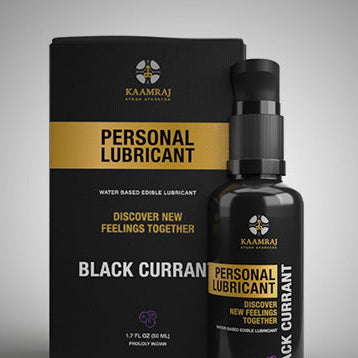 Kaamraj Black Currant Flavour Edible Lubricant - Water based- 50 ML