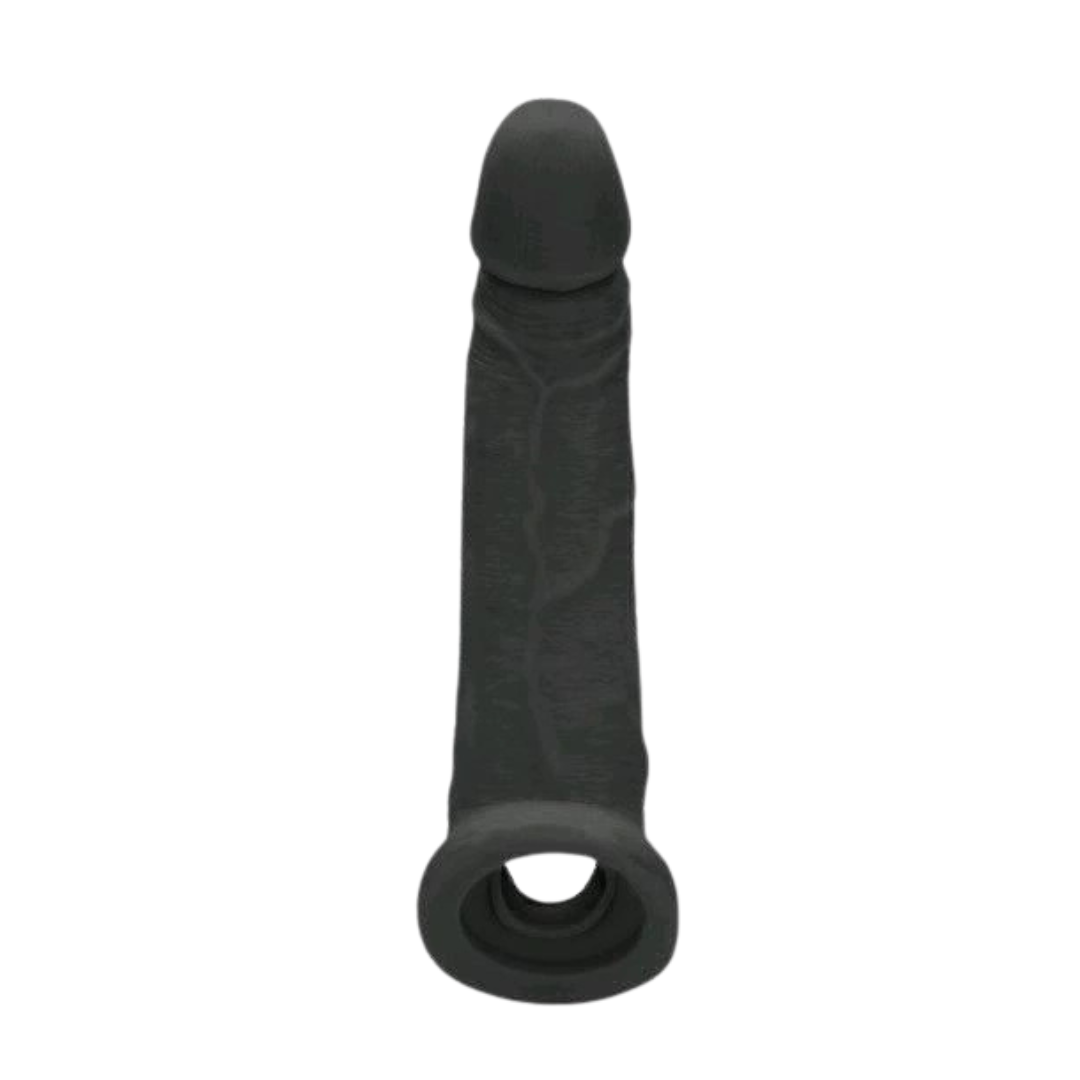Black Horse Silicone Condom 8 Inch for Men