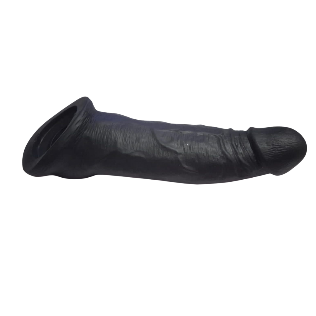 Black Horse Silicone Condom 8 Inch for Men