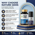 Nature Gems Tablets And Roll on Combo (Imported Quality🇺🇸)