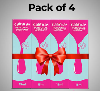 Calmras Personal Lubricant 15ml (Pack of 4)