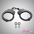 Cufflove Metal Handcuffs - Black